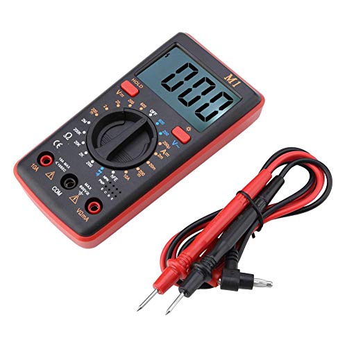 Multimeter, M1DC/AC Voltage Current Resistance Digital Multimeter Tester 0℃-50℃(Blue)
