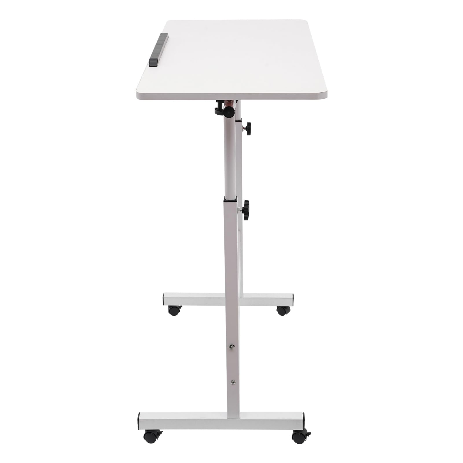 DYNAMI Adjustable Height Standing Desk Rolling Laptop Stand with 180 Adjustable Tilt Angle Desktop 360 Swivel Wheels with — view 7