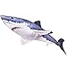 Coussin Peluche Poisson GRAND REQUIN BLANC 120 CM