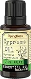 Piping Rock Cypress 100% Pure Essential Oil 1/2 oz (15 ml) Dropper Bottle Cupressus Sempervirens Therapeutic Grade