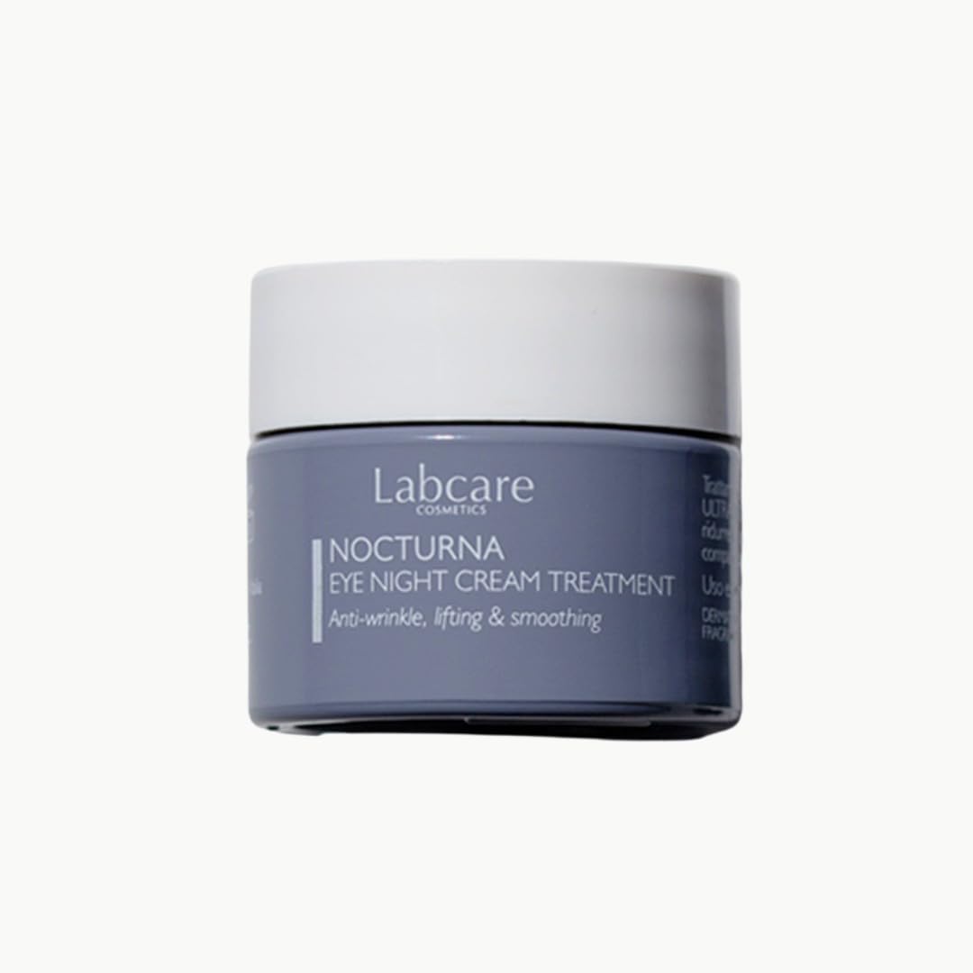 Labcare Nocturna Eye Night Cream - Contorno Occhi Notte Ultra-Intensivo con Peptidi e Acmella Oleracea - Trattamento Antirughe, Lifting e Levigante - 15ml