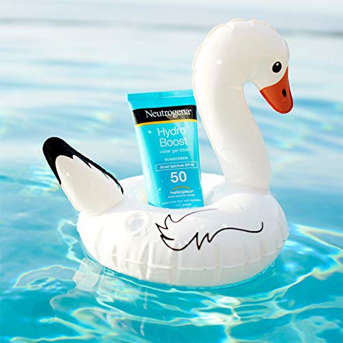 Neutrogena Hydro Boost Water Gel Sunscreen Lotion With Broad Spectrum Spf 50, Water-Resistant Hydrating Body Sunscreen, Non-Greasy, Hyaluronic Acid, Travel Size, 3 Fl. Oz, Pack Of 3 #TOP3