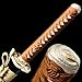 HERO SWORD Traditional Kobuse Folded Steel Clay Tempered Katana Authentic Japanese Gold Snake Samurai Sword Razor Sharp Advanced BO HI Nugui Polishing Real Horn Saya