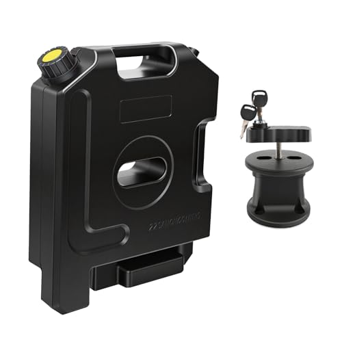 GAMINA KAVISI 2.2-gallon storage container, Transfer Tank,Storage Container fit for Most Cars (1PC-Lock),Equipped with an additional sealing ring.