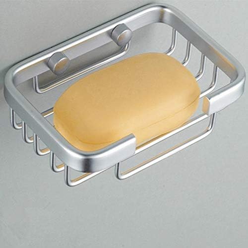Space Aluminum Soap Aluminum Bathroom Accessories Portable Square Storage Shampoo Box Soap Dishes image 4