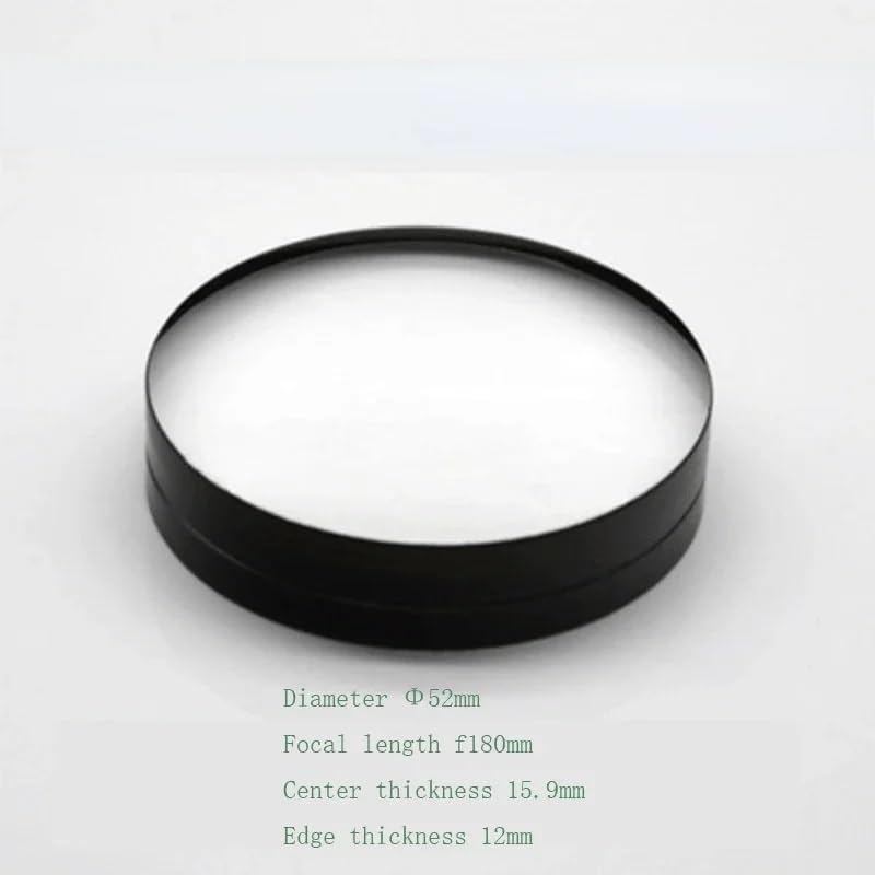 Lentille plano-convexe D52 pour oculaire de microscope et télescope