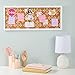 Juvale Decorative Cork Bulletin Boards for Walls (10 x 24 in) - White Frame Pin Board for Office, Bedroom & Room Decor