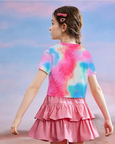 DDSOL Birthday Girl Shirt Tween Girls Birthday Crop Top Short Sleeve Tshirts for Teen Girl 6-14 Years3