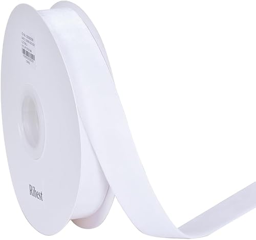 Miniatura 218 de Ribest Cinta de terciopelo verde musgo de 1 1/2 pulgadas, 10 yardas, cinta de Navidad para envolver regalos, corona, árbol de Navidad, decoración