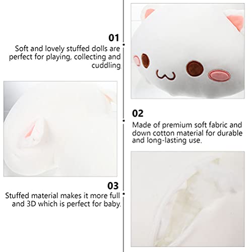 TOYANDONA Gatinho Gato de Brinquedo de Pelúcia Bicho de Pelúcia Bonito Pelúcia Macia Boneca Figura P