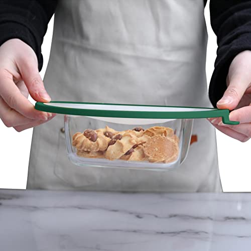 Yeeda Silicone Bowl Covers, Food Covers, Bowl Covers, Reusable, Keep Fresh Lids, Boil Over Protection Cover for Microwave Ovens