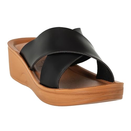 Image of AEROWALK Stylish Fashion Slipper for Women | Comfortable| Lightweight | Anti Skid | Casual Office Footwear (ATB2)