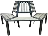 Material: Aluminium, WPC (1) (Holz-Kunststoff-Gemisch)