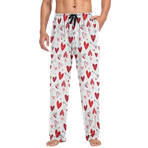 Hummingbirds Spring Pajama Pants Mens Lounge Pants Casual Men Pajama Bottoms with Drawstring & Pockets3