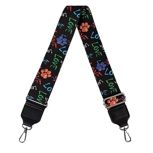 Image of Adjustable Purse Strap Replacement, Wide Shoulder Canvas Bag Strap, Crossbody Handbag Strap