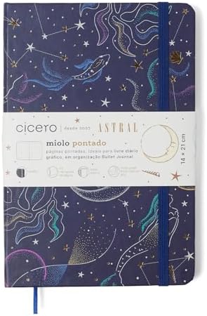 Caderneta Ciceros Astral Pontado 14X21 Maré Azul, Cicero
