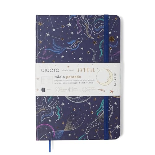 Caderneta Ciceros Astral Pontado 14X21 Maré Azul, Cicero