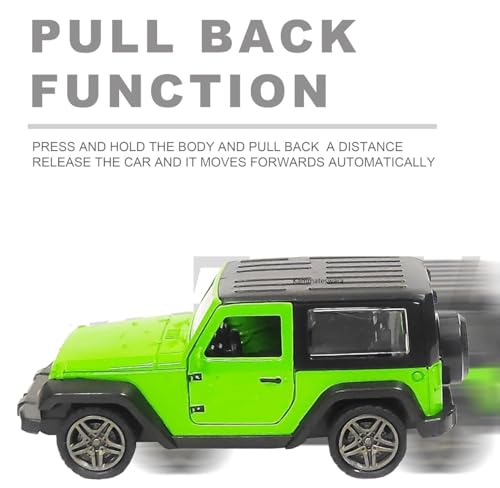 Image of Kammateswara Thar 1:32 Scale Die-Cast Metal Cars in Pull-Back Action Openable Doors Thar with Lights and Music | Alloy Model for Kids | Toys for Kids (Random Color)