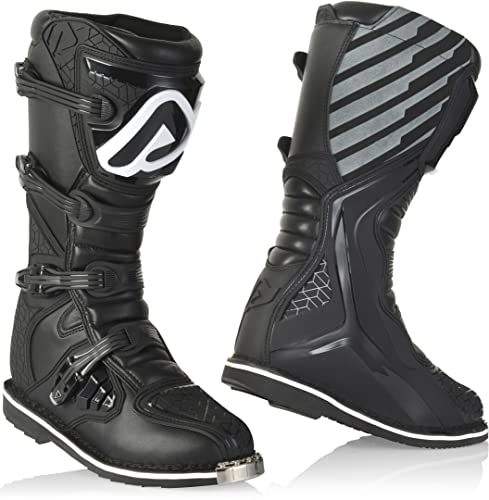 ACERBIS E-Team Botas de Motocross (Black,46)
