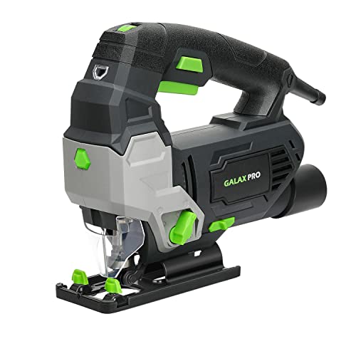 GALAX PRO Seghetto Alternativo, 800W 3000rpm, Guida Laser, Angolo Massimo di Taglio 45°, 6...
