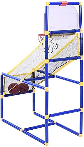 Junior Arcade Basketbal Game Set, Indoor Outdoor Basketball Tribune met Basketball Hoop, Net, Backboard, Pomp, Basketbal… - Image 5