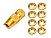 Microheli Aluminum Transmitter Switch Nuts (Gold) for Spektrum DX Series