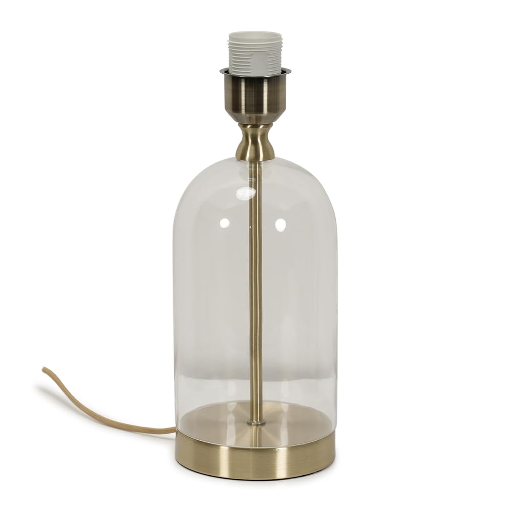 ValueLights Jessy Glass Gold Table Lamp Base