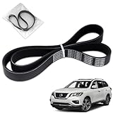 RemaxCrope Engine Serpentine Drive Belt Fit for Nissan Altima 2013-2018, Pathfinder 2013-2019, Murano 2015-2020, Maxima 2016-2020, Quest 2014-2017, Infiniti QX60 2014-2020, JX35, BMW 750iL 7PK1041