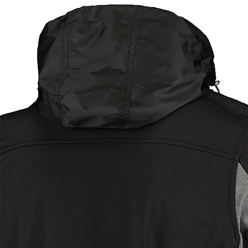 Image of dunbrooke Men's Navy Tennessee Titans Zephyr Softshell Full-Zip Jacket