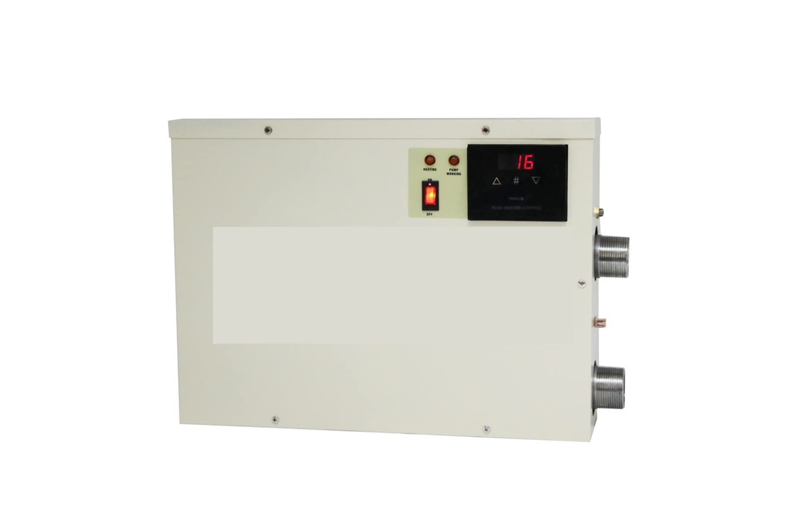 CUDTAPI Pool Heater 15KW Electric Digital Water Heater Thermostat Heating Safety SPA Hot Tub Bathtub Heating Adjustable Temperature Pool Heat Pump