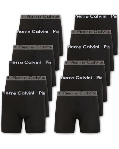 Calzoncillos tipo bóxer para hombre Pierre Calvini pack de boxers elásticos de algodón