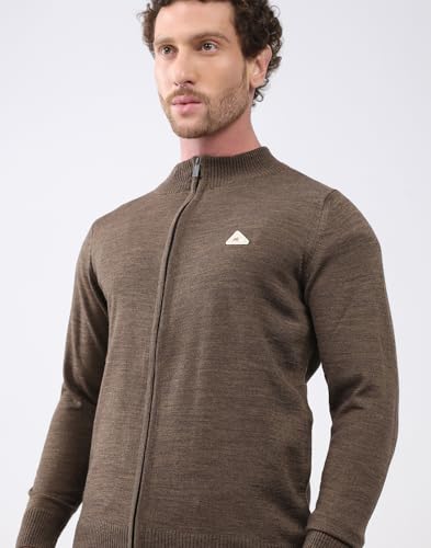 Image of Monte Carlo Men Regular Fit Full Sleeve Solid T Neck Winter Pullover (Pack of 1)
