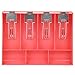 JEOZBM Money Tray, Cash Register Drawer Insert Replacement, Money Storage Case with Metal Clip, 4 Bills 3 Coins Compartments for Cashier (33cm-Rose)