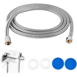 Pegraufc OJD-03426-11 Edelstahl Duschschlauch 3m