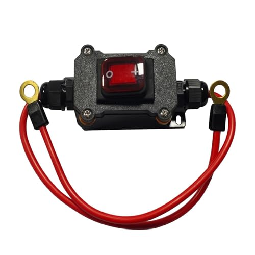 Interruptor de cableado de 12V y 25A DPST IP65 en pack de 3 unidades 5