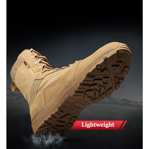 Tactical Boots for Men Military Work Motorcycle Combat Desert Boots3