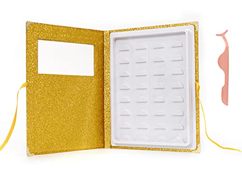 16Pair Eyelash Storage Case False Eyelash Book Empty False Eyelash Storage Box Makeup Display Box Holder Creative Birthday Gift Or Christmas Gift Suitable For Girl Makeup Lovers