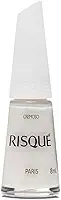 Esmalte Risqué Branco Cremoso Paris 8ml, Risqué, Paris, 8 ml