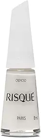 Esmalte Risqué Branco Cremoso Paris 8ml, Risqué, Paris, 8 ml