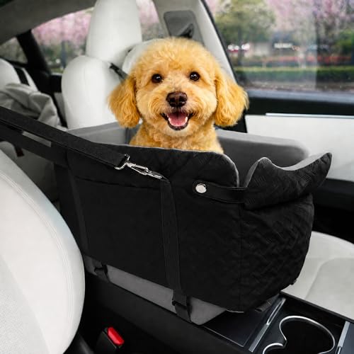 Bolfie Center Console Dog Car Seat for Small Dogs Under 15 lbs, Black by Bolfie - Used condition - US$31.34