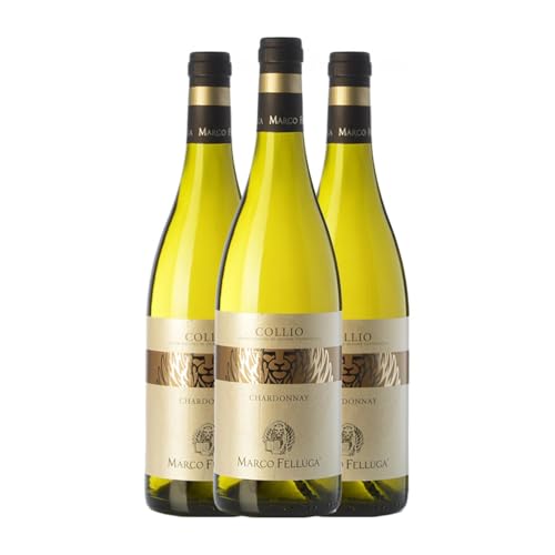 Marco Felluga Chardonnay Collio Goriziano – Caja de 3 Botellas de Vino Blanco 75 cl Marco Felluga Chardonnay Collio Goriziano – Caja de 3 Botellas de Vino Blanco 75 cl