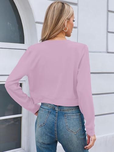 Image of Heymoments Women's Thin Shrugs Long Sleeve Lightweight Cropped Tops Open Front Cardigan for Dress S-2XL