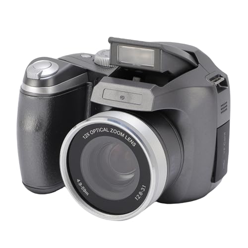 Cámara DSLR 4K 60MP con Zoom Óptico 12x y Flash LED miniatura 1
