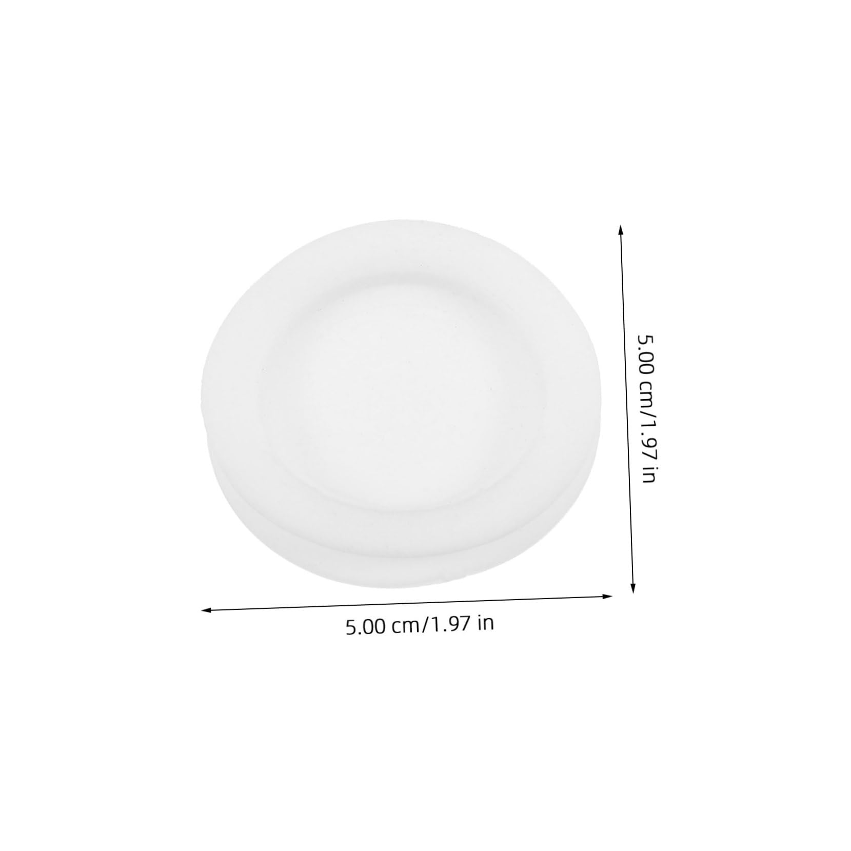 DOITOOL Flexible PVC Round Stopper for Piggy Bank Jar Insert Plugs Coin Storage Box Bottom Cover Robust Sealing Cap