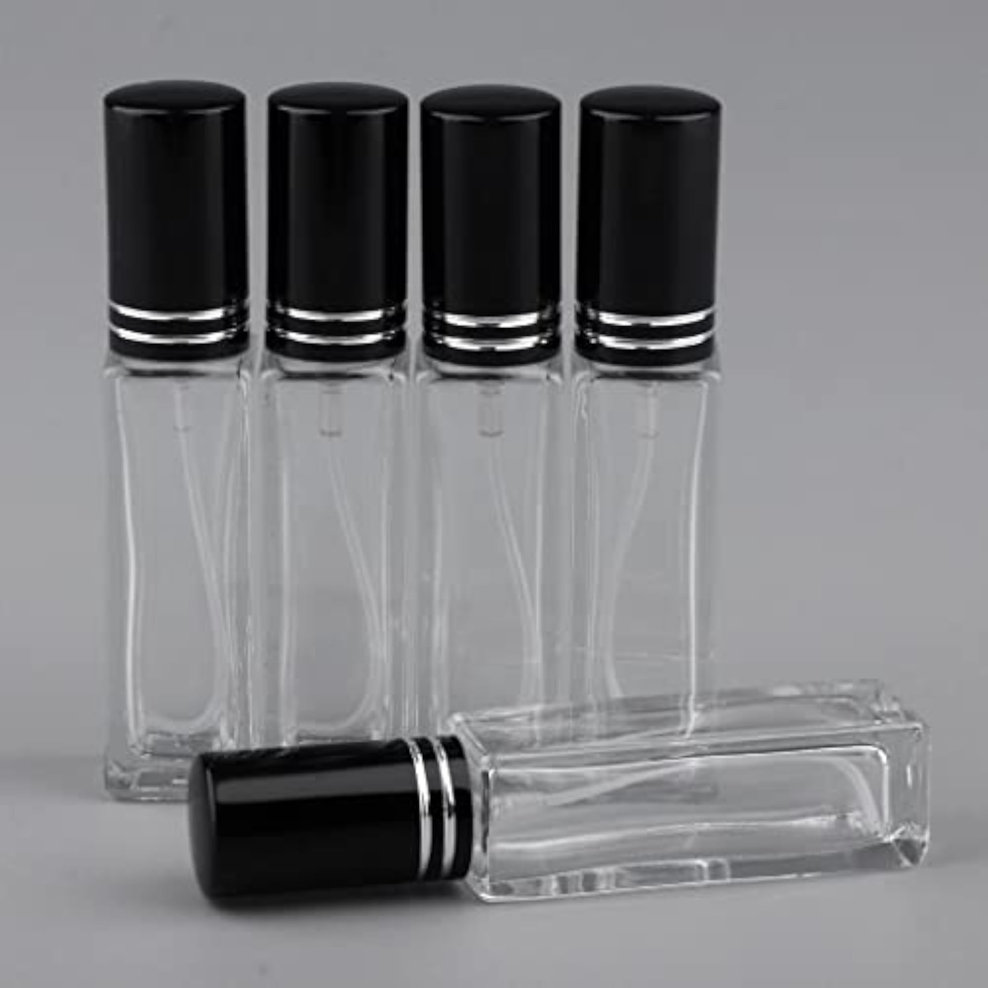 4x 8ml Refillable Perfume Atomizer Empty Spray Bottle