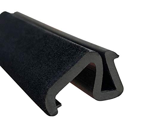 Perfil lamelunas con flocado universal 3m para cristal, para sectores como automoción, naval, agrícola e industria en general…