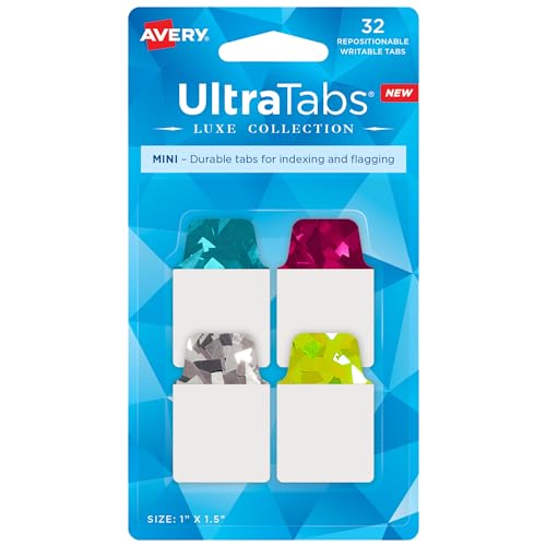 Mini onglets Ultra Avery pour retrouver instantanément vos pages sans abîmer le papier