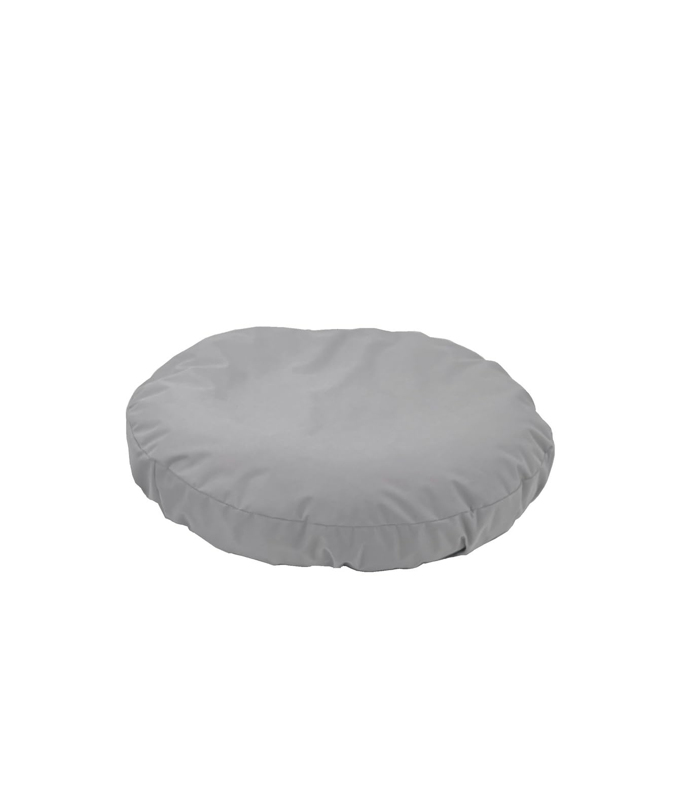 Round Dog Bed Cover Waterproof Light Grey 42 Inch