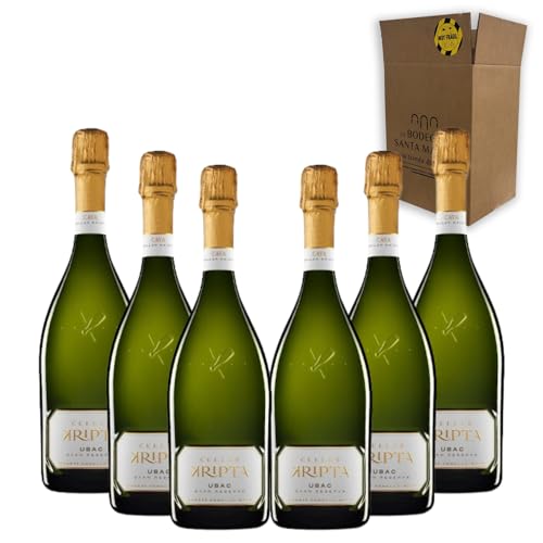 Celler Kripta UBAC Gran Reserva - Para Disfrutar en Celebraciones y con los Tuyos - Pack 6 Botellas 75cl