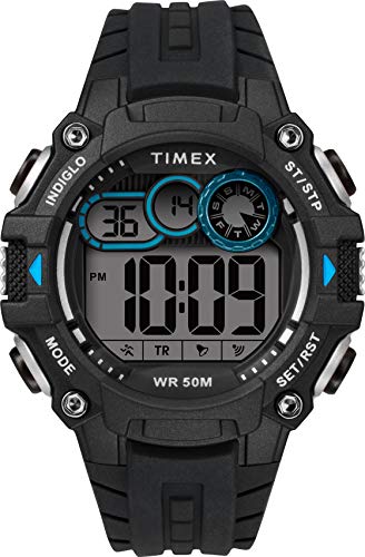 Timex Mens Digital Watch with Silicone Strap TW5M27300